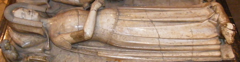 Warwick - St Mary Thomas Beauchamp 1369 and wife Katherine mortimer 1369
